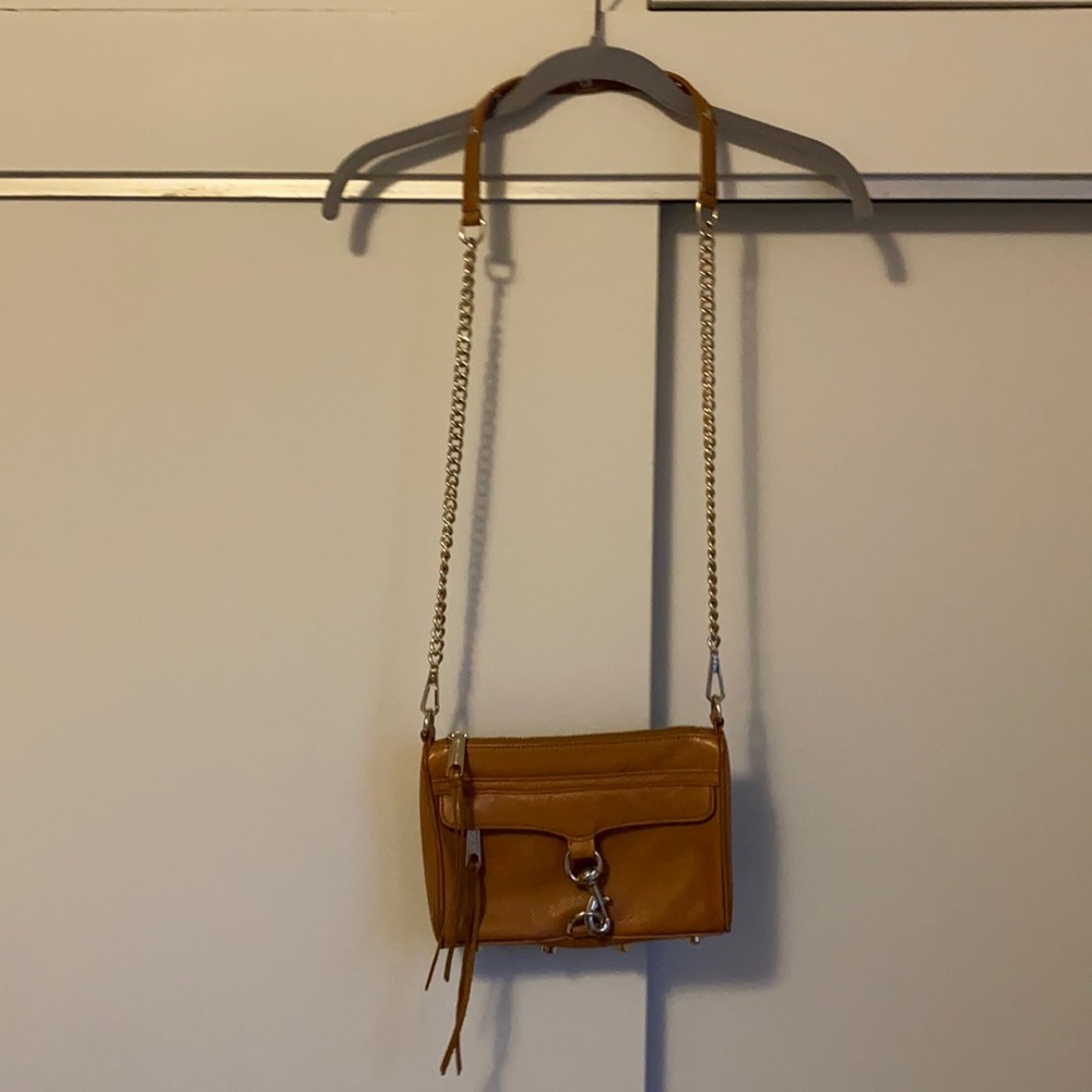 Rebecca Minkoff Mini Mac - Nutmeg/gold